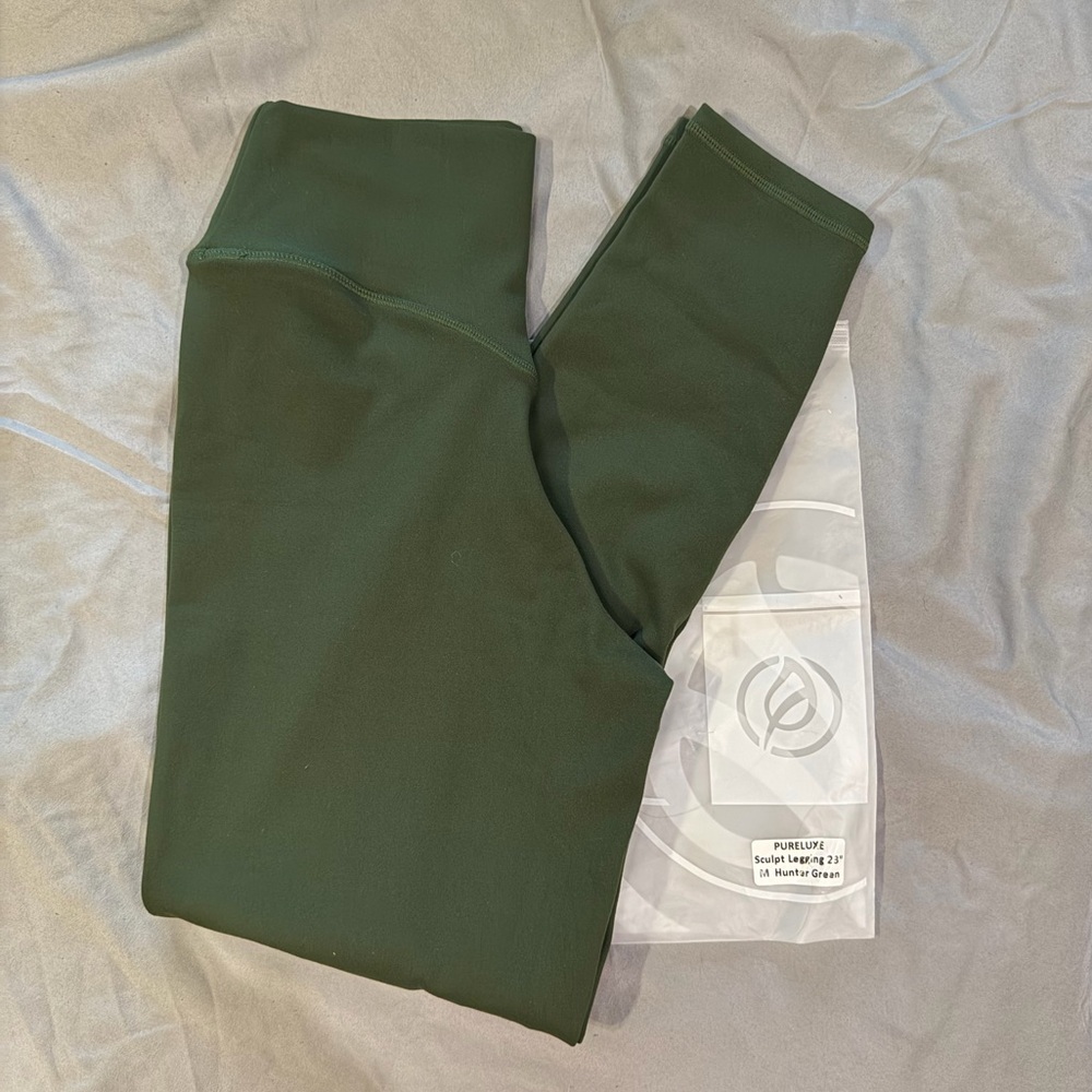 P'tula Pureluxe Sculpt Legging 23” in Hunter Green